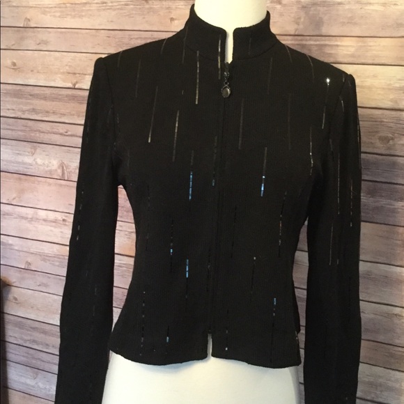 black cocktail jacket